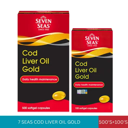 [000209] 7 SEAS COD LIVER OIL GOLD (500'S+100'S)