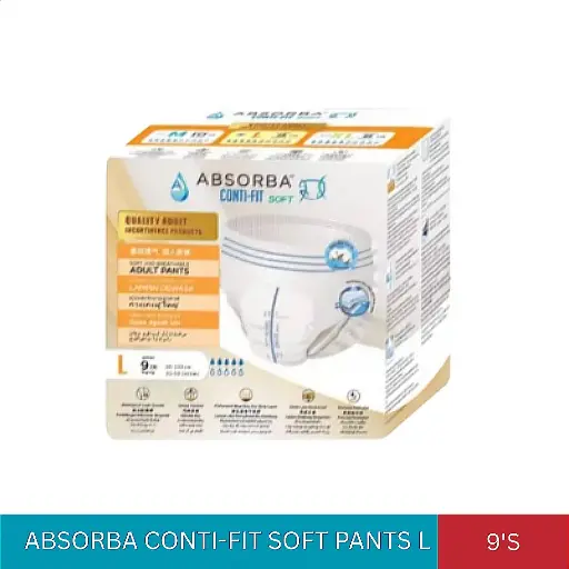[020994] ABSORBA CONTI-FIT SOFT PANTS L
