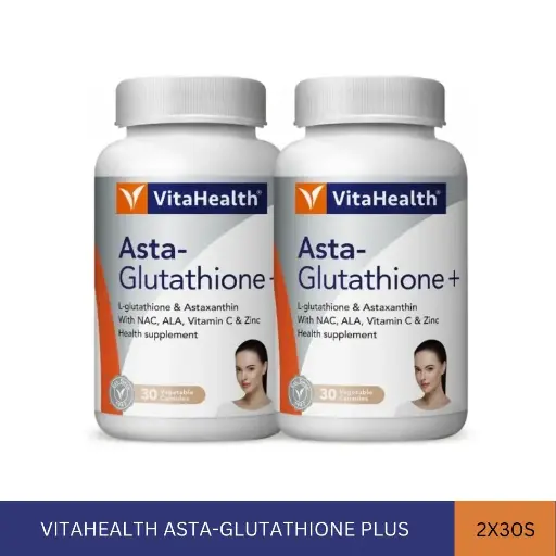 [022221] VITAHEALTH ASTA-GLUTATHIONE PLUS (2x30'S)