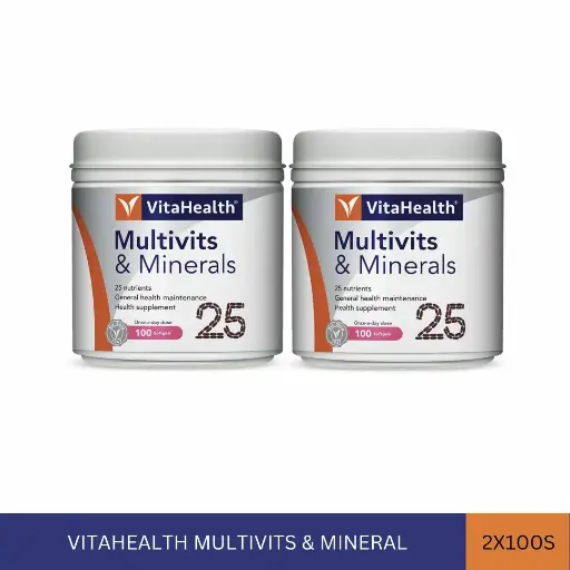 [022290] VITAHEALTH MULTIVITS & MINERAL (2x100'S)