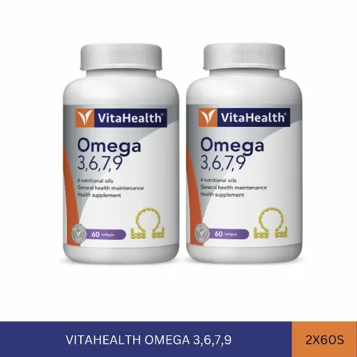[022292] VITAHEALTH OMEGA 3,6,7,9 (2x60'S)