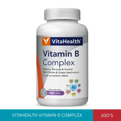 [022337] VITAHEALTH VITAMIN B COMPLEX (100'S)