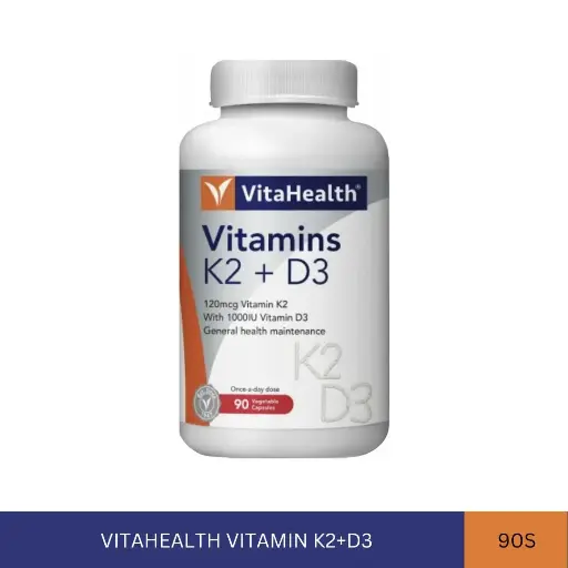 [022341] VITAHEALTH VITAMIN K2+D3 (90'S)