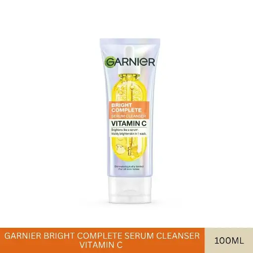 [023576] GARNIER BRIGHT COMPLETE SERUM CLEANSER VITAMIN C (100ML)