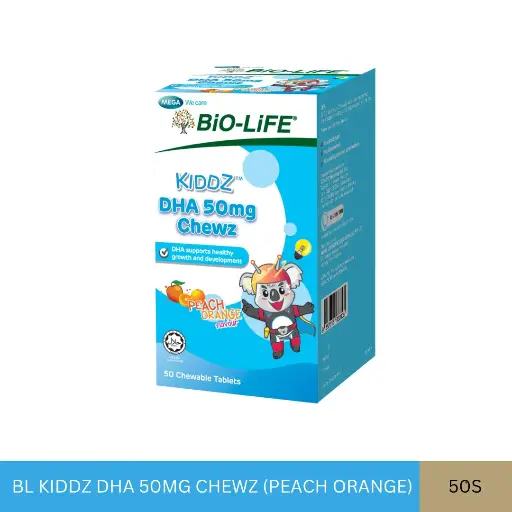 [024111] BL KIDDZ DHA 50MG CHEWZ (PEACH ORANGE) 50'S