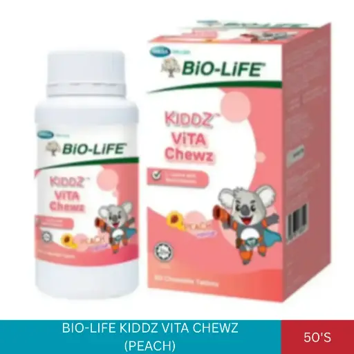[024112] BL KIDDZ VITA CHEWZ PEACH(50'S)