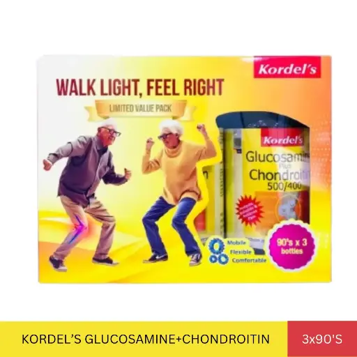 [024376] KORDEL GLUCOSAMINE+CHONDROITIN (3x90'S)*