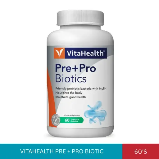 [024472] VITAHEALTH PRE + PRO BIOTIC (60'S)
