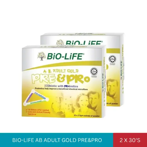 [002561] BIO-LIFE AB ADULT GOLD PRE&PRO (2X30'S)