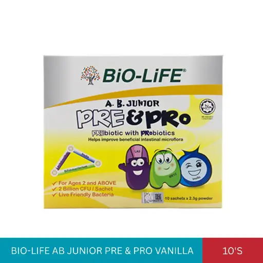 [002564] BIO-LIFE AB JUNIOR PRE & PRO VANILLA (10'S)#
