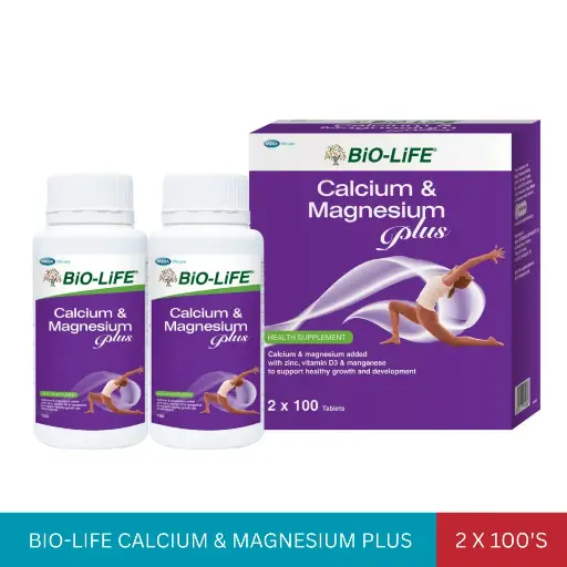 [002594] BIO-LIFE CALCIUM & MAGNESIUM PLUS (2X100'S)