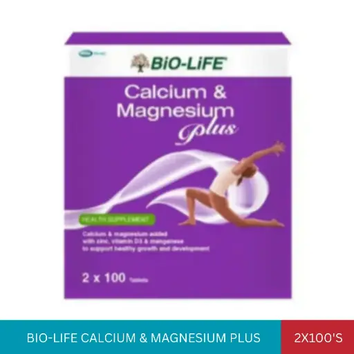 [002594] BL CALCIUM & MAGNESIUM PLUS (2X100'S)