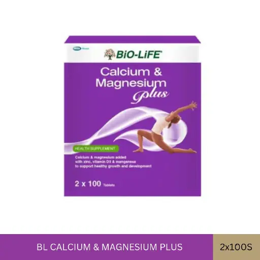 [002594] BL CALCIUM & MAGNESIUM PLUS (2X100'S)