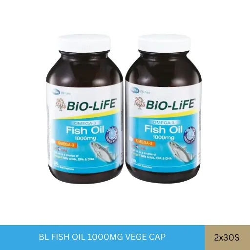 [002614] BL FISH OIL 1000MG VEGE CAP (2X30'S)