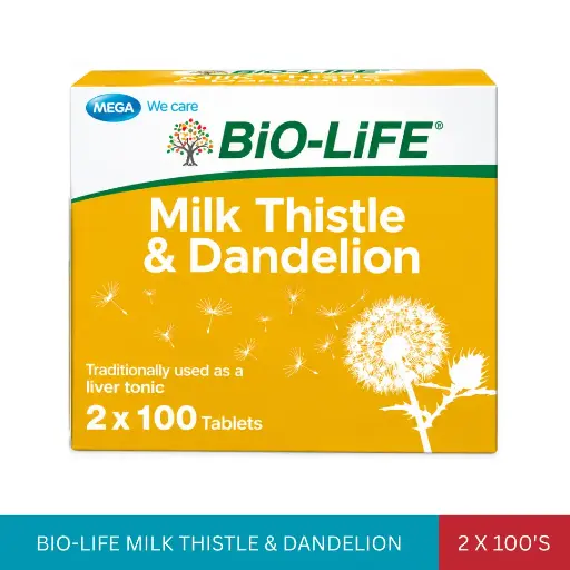 [002663] BIO-LIFE MILK THISTLE & DANDELION (2X100'S)