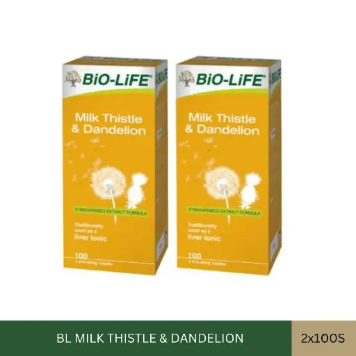 [002663] BL MILK THISTLE & DANDELION (2X100'S)