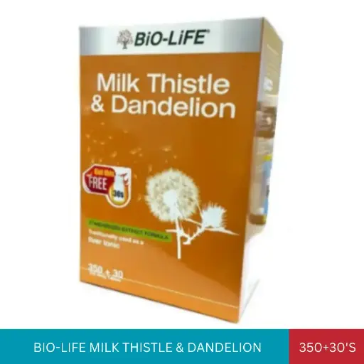 [002666] BIO-LIFE MILK THISTLE & DANDELION (350'S+30'S)