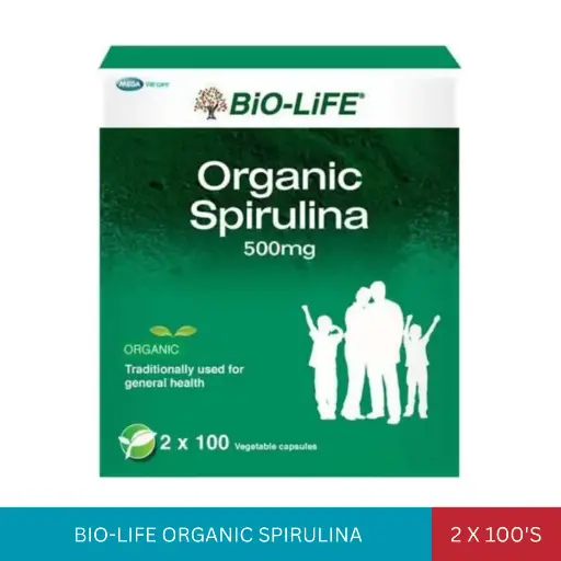 [002693] BIO-LIFE ORGANIC SPIRULINA (2X100'S)*