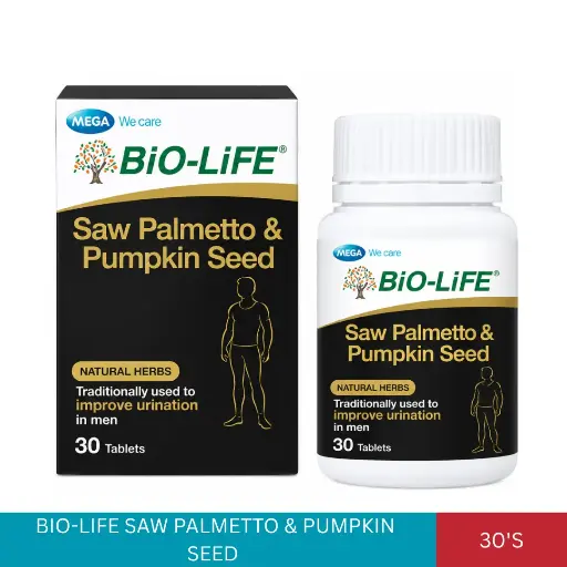 [002715] BIO-LIFE SAW PALMETTO & PUMPKIN SEED (30'S)