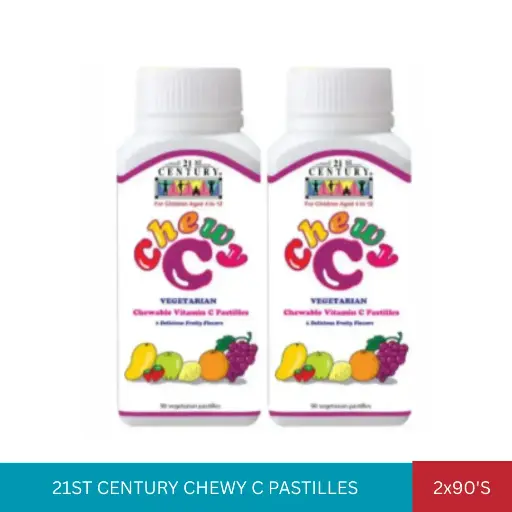 [000027] 21ST CENTURY CHEWY C PASTILLES (2x90'S)