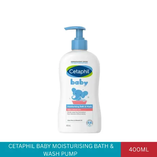 [003534] CETAPHIL BABY MOISTURISING BATH & WASH PUMP (400ML)#