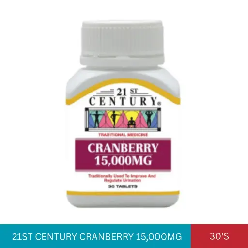 [000035] 21ST CENTURY CRANBERRY 15,000MG (30'S)