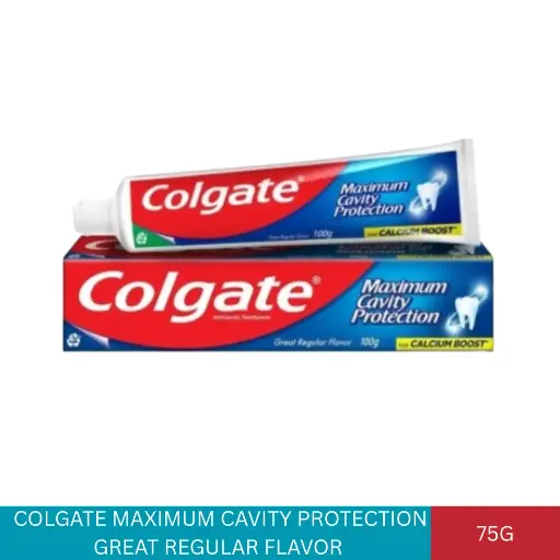 [004086] COLGATE MAXIMUM CAVITY PROTECTION GREAT REGULAR FLAVOR (75G)