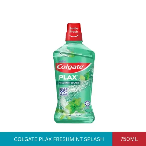 [004116] COLGATE PLAX FRESHMINT SPLASH (750ML)
