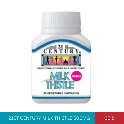 [000067] 21ST CENTURY MILK THISTLE 500MG (30'S)
