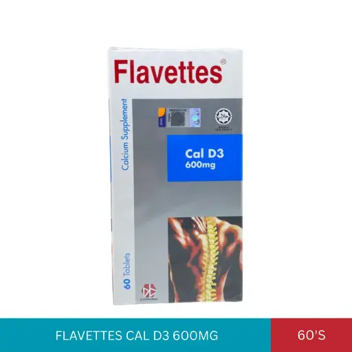 [007371] FLAVETTES CAL D3 600MG (60'S)#