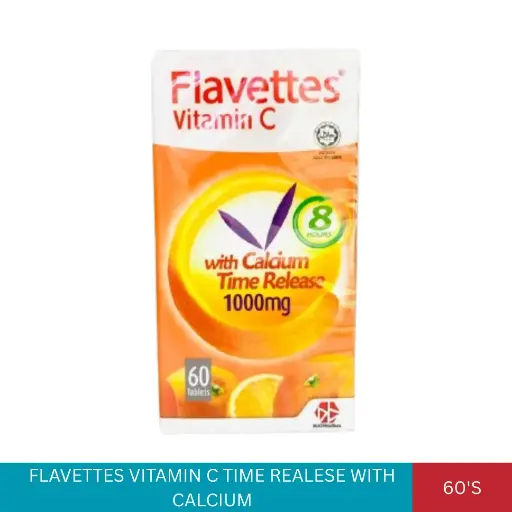 [007395] FLAVETTES VITAMIN C TIME REALESE WITH CALCIUM (60'S)#