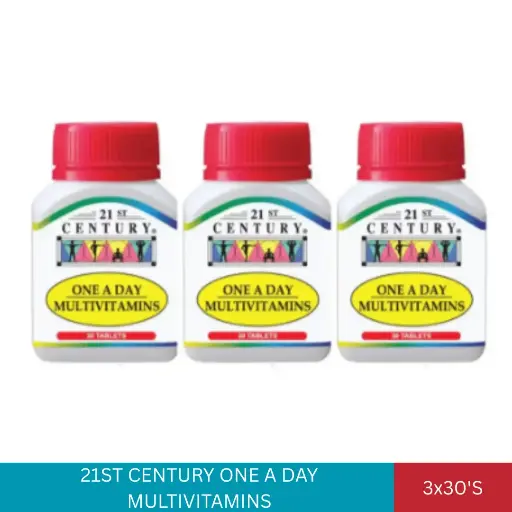 [000074] 21ST CENTURY ONE A DAY MULTIVITAMIN (3x30'S)