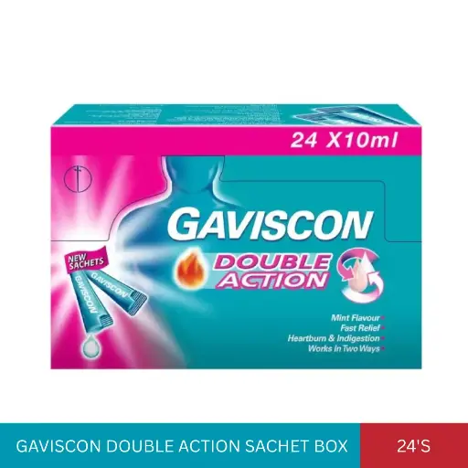 [008152] GAVISCON DOUBLE ACTION SACHET BOX (24'S)