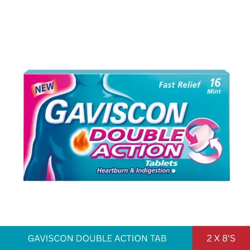 [008155] GAVISCON DOUBLE ACTION TAB (2X8'S)