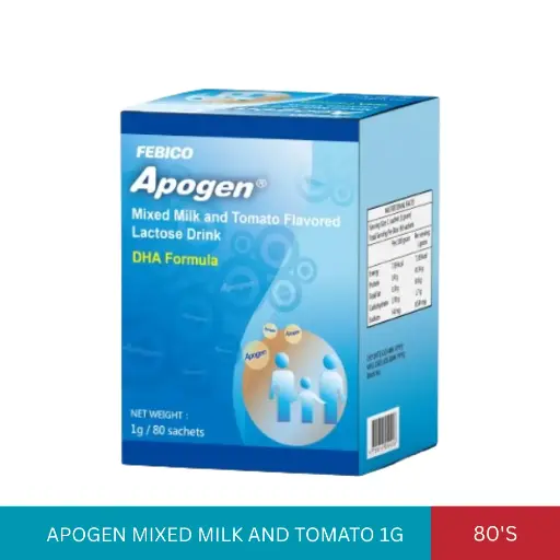 [000920] APOGEN MIXED MILK AND TOMATO 1G (80'S)*