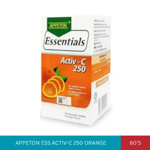 [000936] APPETON ESS ACTIV-C 250 ORANGE (60'S)