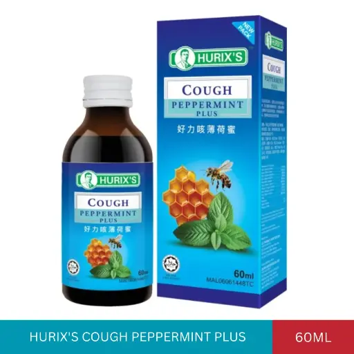[009796] HURIX'S COUGH PEPPERMINT PLUS (60ML)#