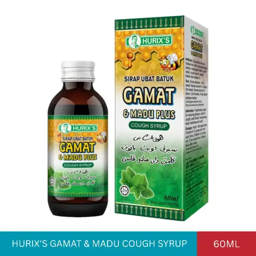 [009807] HURIX'S GAMAT & MADU COUGH SYRUP (60ML)#