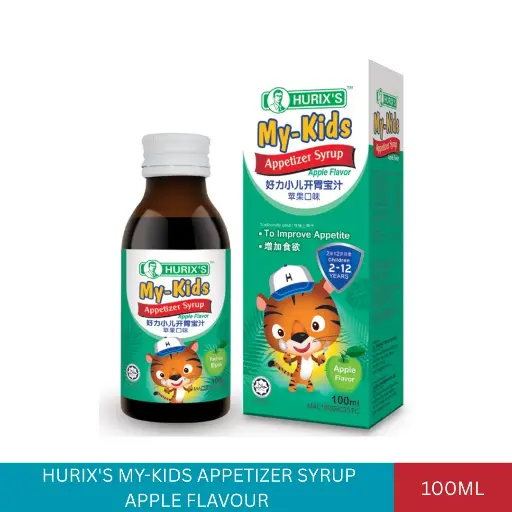 [009882] HURIX'S MY-KIDS APPETIZER SYRUP APPLE FLAVOUR (100ML)#